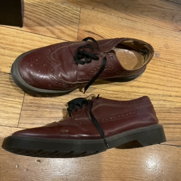 Doc Martens, Deep Red Loafers - Picture 2 of 3